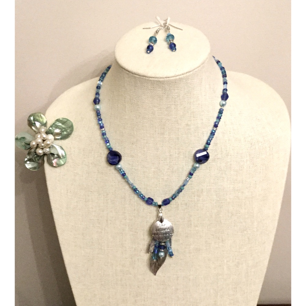 She Believed She Could Jewelry Set